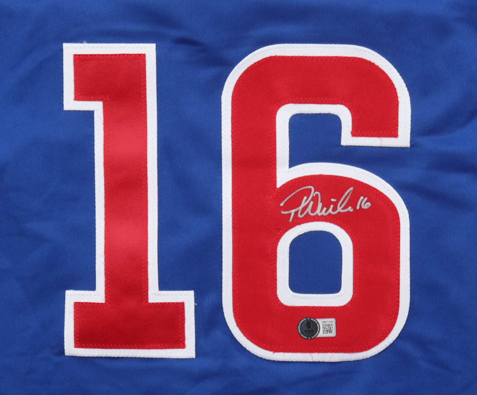 Patrick Wisdom Signed Jersey (Beckett) at PristineAuction.com Patrick Wisdom Signed Jersey (Beckett) at PristineAuction.com