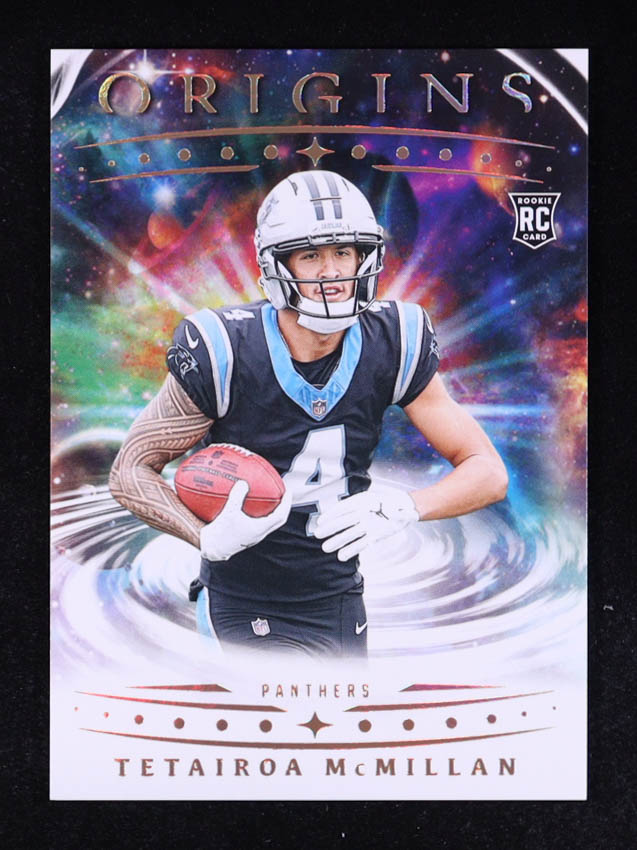 Tetairoa McMillan 2025 Panini Origins #116 RC at PristineAuction.com Tetairoa McMillan 2025 Panini Origins #116 RC at PristineAuction.com