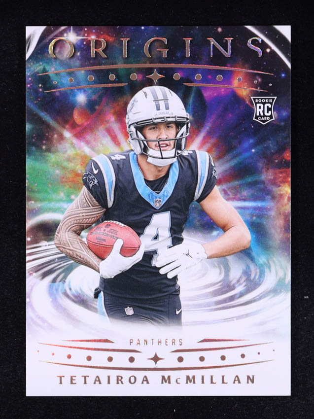 Tetairoa McMillan 2025 Panini Origins #116 RC at PristineAuction.com Tetairoa McMillan 2025 Panini Origins #116 RC at PristineAuction.com