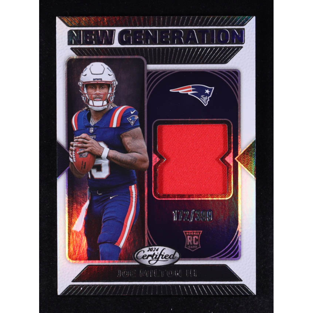 Joe Milton III 2024 Certified New Generation Jerseys Mirror #6 #172 / 399 at PristineAuction.com
