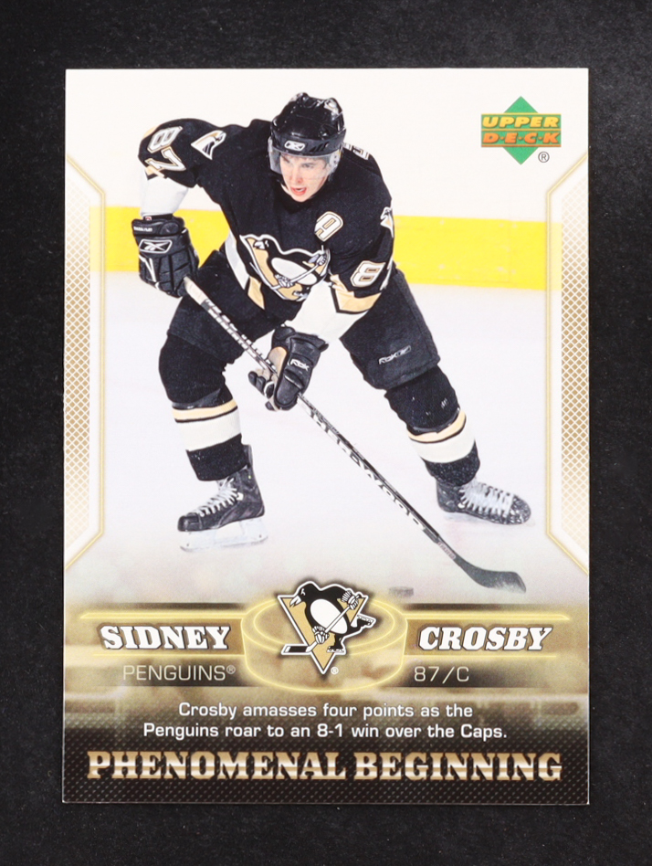 Sidney Crosby 2005-06 Upper Deck Phenomenal Beginnings #20 RC at PristineAuction.com Sidney Crosby 2005-06 Upper Deck Phenomenal Beginnings #20 RC at PristineAuction.com