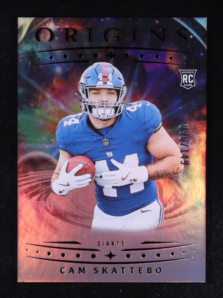 Cam Skattebo 2025 Panini Origins Holo Silver #123 #096/149 RC