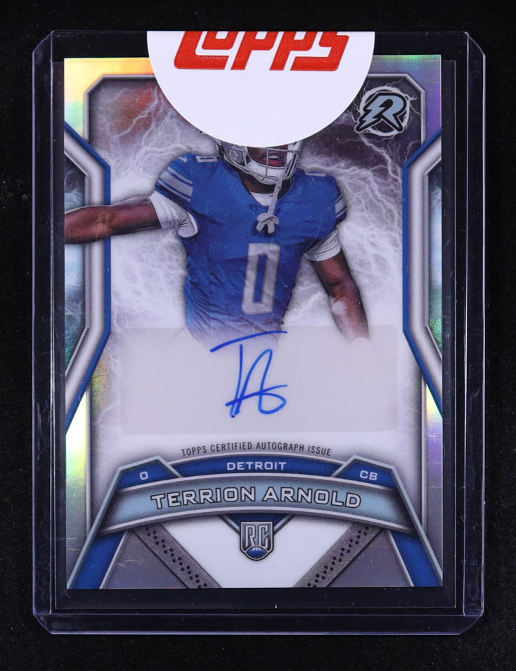 Terrion Arnold 2024 Topps Resurgence Resurgence Rookie Signatures #RRSTA RC at PristineAuction.com Terrion Arnold 2024 Topps Resurgence Resurgence Rookie Signatures #RRSTA RC at PristineAuction.com