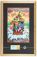 Disney's Splash Mountain Custom Framed Photo Display with Ticket Book & Lapel Pin at PristineAuction.com