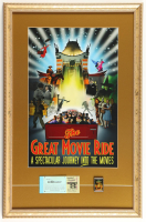 Disney's The Great Movie Ride Custom Framed Photo Display with Ticket Book & Great Movie Ride Logo Pin at PristineAuction.com