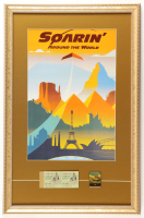 Disney's Soarin' Around The World Ride Custom Framed Photo Display with Ticket Book & Soarin' Ride Pin at PristineAuction.com