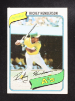 Rickey Henderson 1980 Topps #482 RC at PristineAuction.com