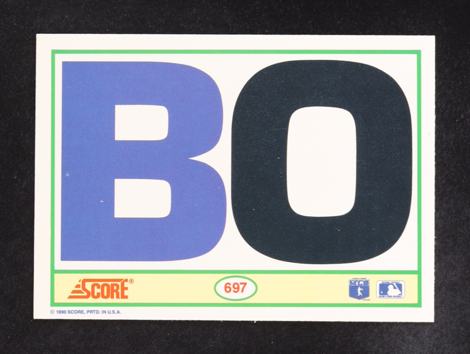 Bo Jackson 1990 Score #697 FB/BB at PristineAuction.com Bo Jackson 1990 Score #697 FB/BB at PristineAuction.com