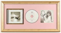 Taylor Swift Signed Custom Framed "The Tortured Poets Department" CD Album Insert Display With Disc & Case (PSA) at PristineAuction.com