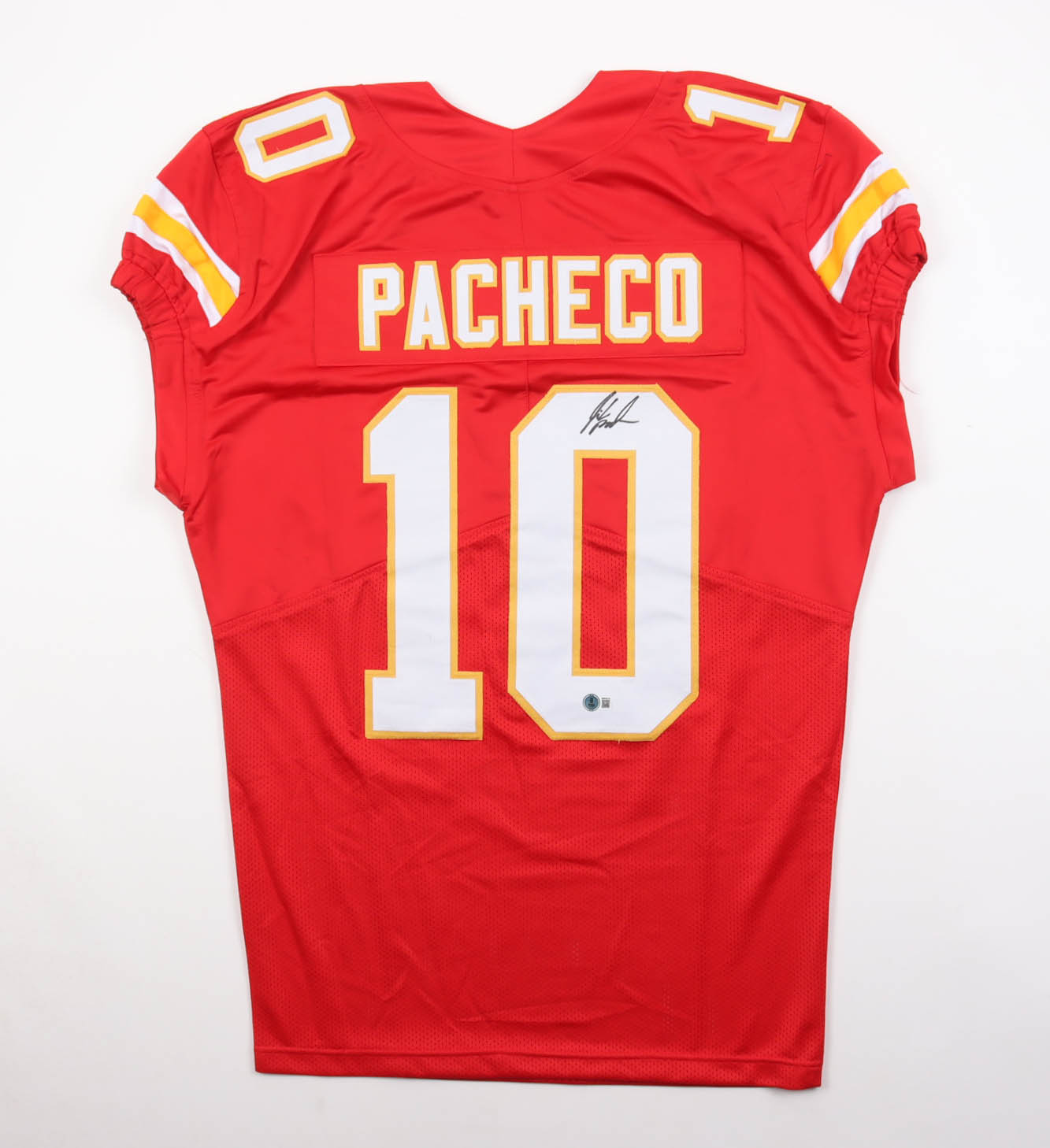 Isiah Pacheco Signed Jersey (Beckett) at PristineAuction.com Isiah Pacheco Signed Jersey (Beckett) at PristineAuction.com