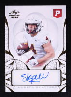 Cameron Skattebo 2024 Leaf Trinity x Pristine Auction Autographs #BACS1 RC at PristineAuction.com