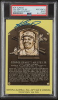 Ken Griffey Jr. Signed Hall Of Fame Plaque Postcard (PSA) at PristineAuction.com