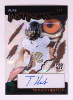 Travis Hunter 2023 Pro Set Pure Pure Instincts Holo Crystal Bronze #PITH1 #8/8 RC at PristineAuction.com