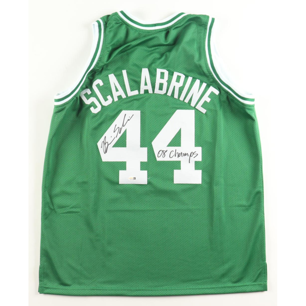 Brian Scalabrine Signed Jersey Inscribed "08 Champs" (JSA) at PristineAuction.com