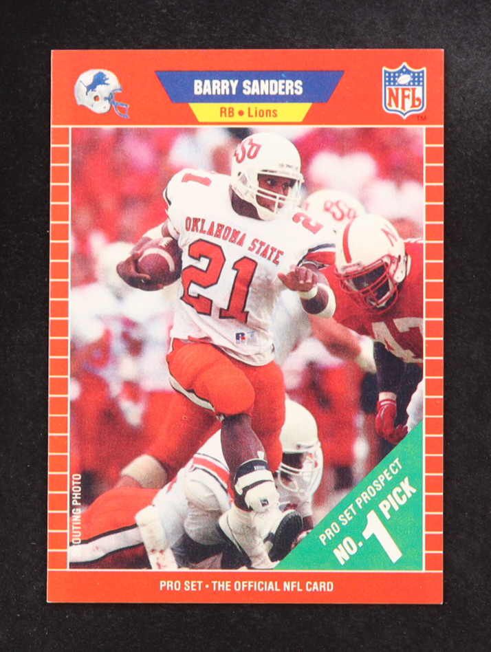 Barry Sanders 1989 Pro Set #494 RC at PristineAuction.com Barry Sanders 1989 Pro Set #494 RC at PristineAuction.com