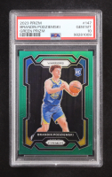 Brandin Podziemski 2023-24 Panini Prizm Prizms Green #147 RC (PSA 10) at PristineAuction.com