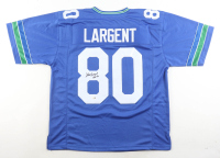 Steve Largent Signed Jersey Inscribed "HOF 95" (JSA) at PristineAuction.com