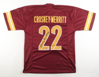 Jacory Croskey-Merritt Signed Jersey (Beckett) at PristineAuction.com