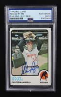 Nolan Ryan Signed 1973 Topps #220 (PSA) at PristineAuction.com