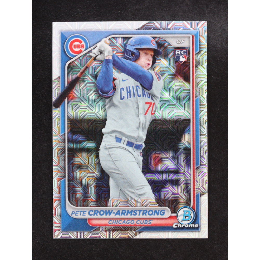 Pete Crow-Armstrong 2024 Bowman Chrome Bowman Mega Box #85 RC at PristineAuction.com