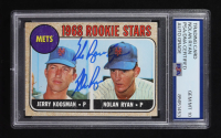 Nolan Ryan Signed 1968 Topps Rookie Stars #177 Inscribed "The Ryan Express" (PSA | Auto 10) at PristineAuction.com