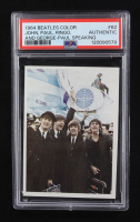 John, Paul, Ringo and George 1964 Topps The Beatles Color - Paul Speaking #62 (PSA) at PristineAuction.com