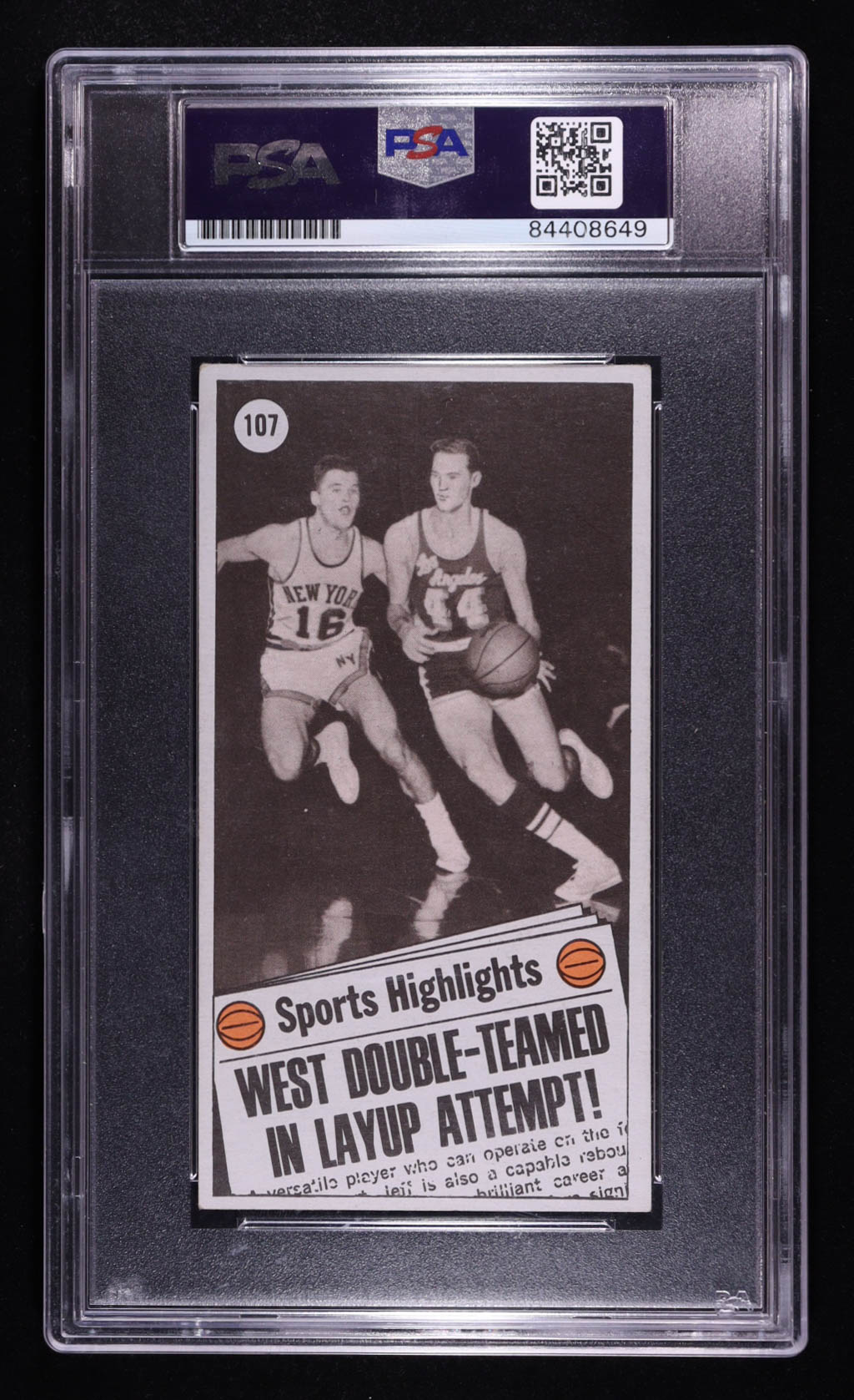 Jerry West Signed 1970-71 Topps #107 Jumbo AS (PSA | Auto Grade PSA 10) at PristineAuction.com Jerry West Signed 1970-71 Topps #107 Jumbo AS (PSA | Auto Grade PSA 10) at PristineAuction.com