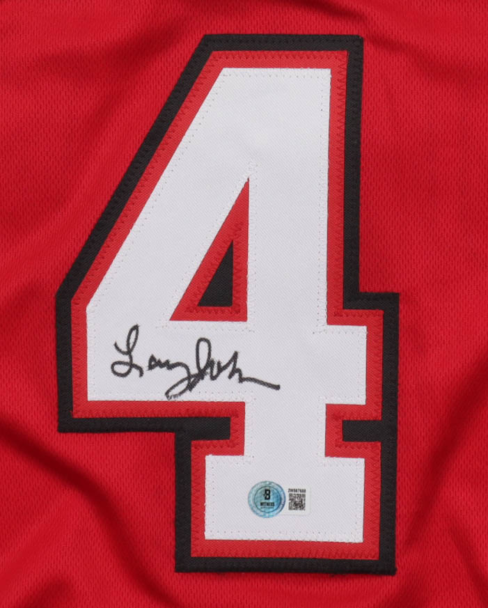 Larry Johnson Signed Jersey (Beckett) at PristineAuction.com Larry Johnson Signed Jersey (Beckett) at PristineAuction.com