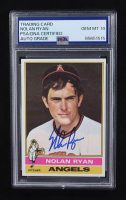 Nolan Ryan Signed Topps 1976 #330 (PSA | Auto 10) at PristineAuction.com