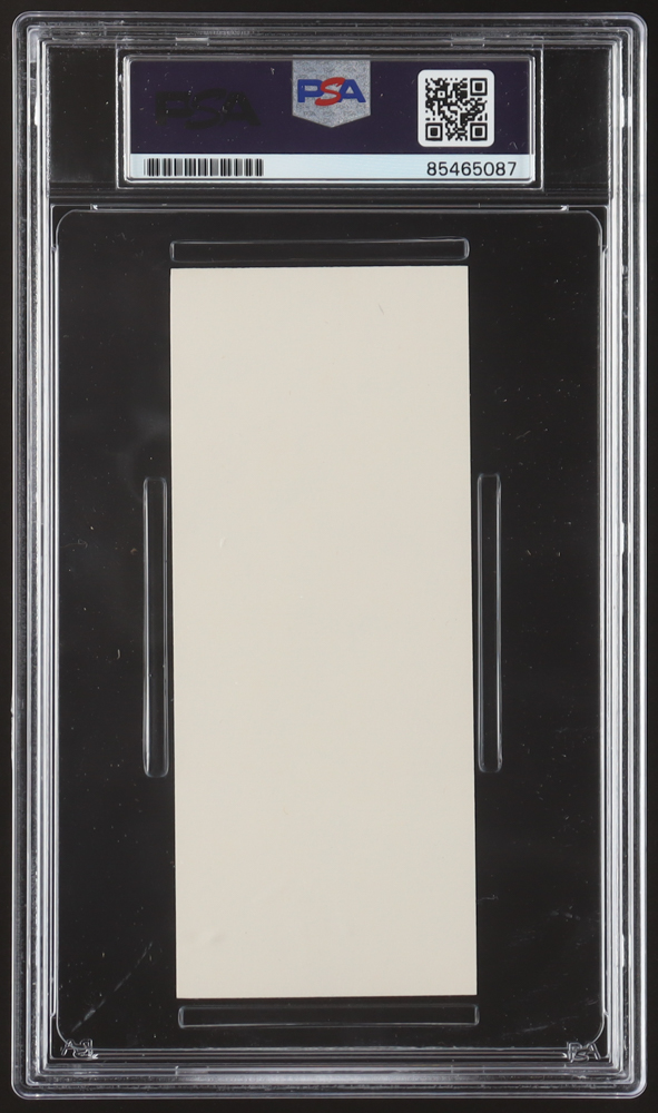 Johnny Unitas Signed Cut (PSA Auto NM-MT 8) at PristineAuction.com Johnny Unitas Signed Cut (PSA Auto NM-MT 8) at PristineAuction.com