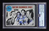 Nolan Ryan Signed 1970 Topps #198 NL Playoff Summary / Mets Celebrate w / Nolan Ryan Inscribed "Miracle Mets" (PSA | Auto 10) at PristineAuction.com