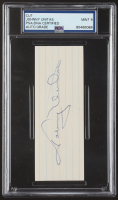 Johnny Unitas Signed Cut (PSA Auto Mint 9) at PristineAuction.com