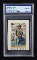 Nolan Ryan Signed 1986 Topps Mini Leaders #43 (PSA | Auto 10) at PristineAuction.com