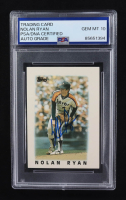 Nolan Ryan Signed 1986 Topps Mini Leaders #43 (PSA | Auto 10) at PristineAuction.com