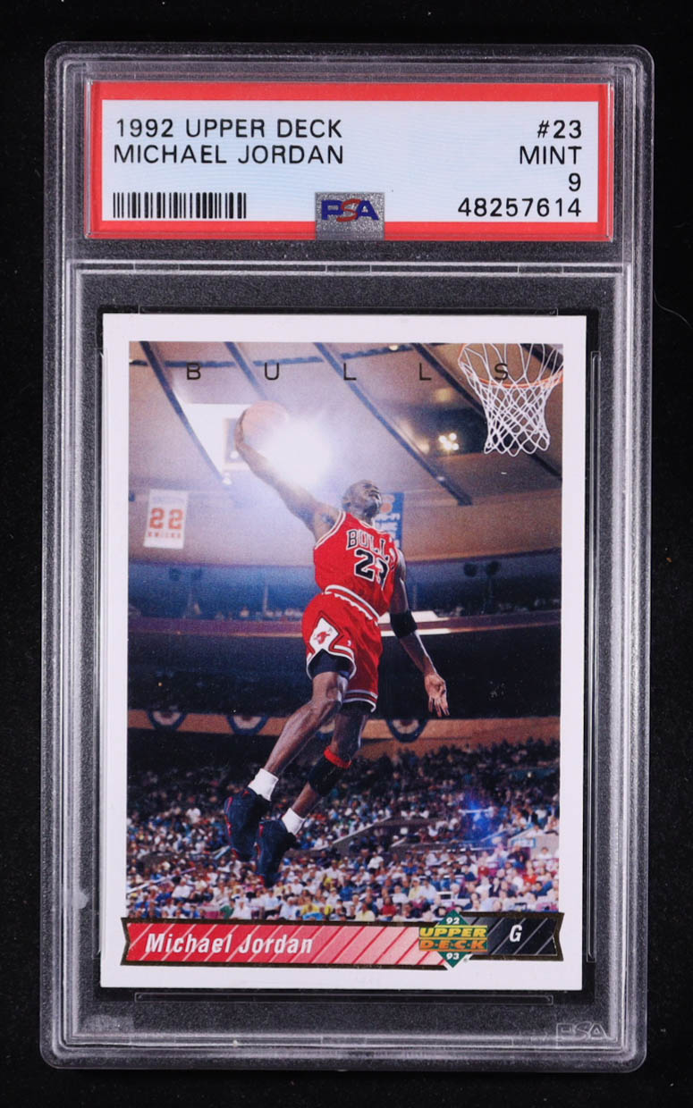 Michael Jordan 1992-93 Upper Deck #23 (PSA 9) at PristineAuction.com Michael Jordan 1992-93 Upper Deck #23 (PSA 9) at PristineAuction.com