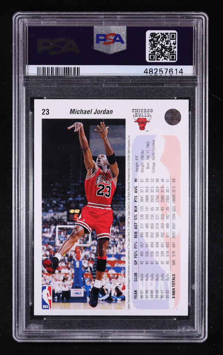 Michael Jordan 1992-93 Upper Deck #23 (PSA 9) at PristineAuction.com Michael Jordan 1992-93 Upper Deck #23 (PSA 9) at PristineAuction.com