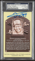 Frank Thomas Signed Hall Of Fame Plaque Postcard (PSA) at PristineAuction.com