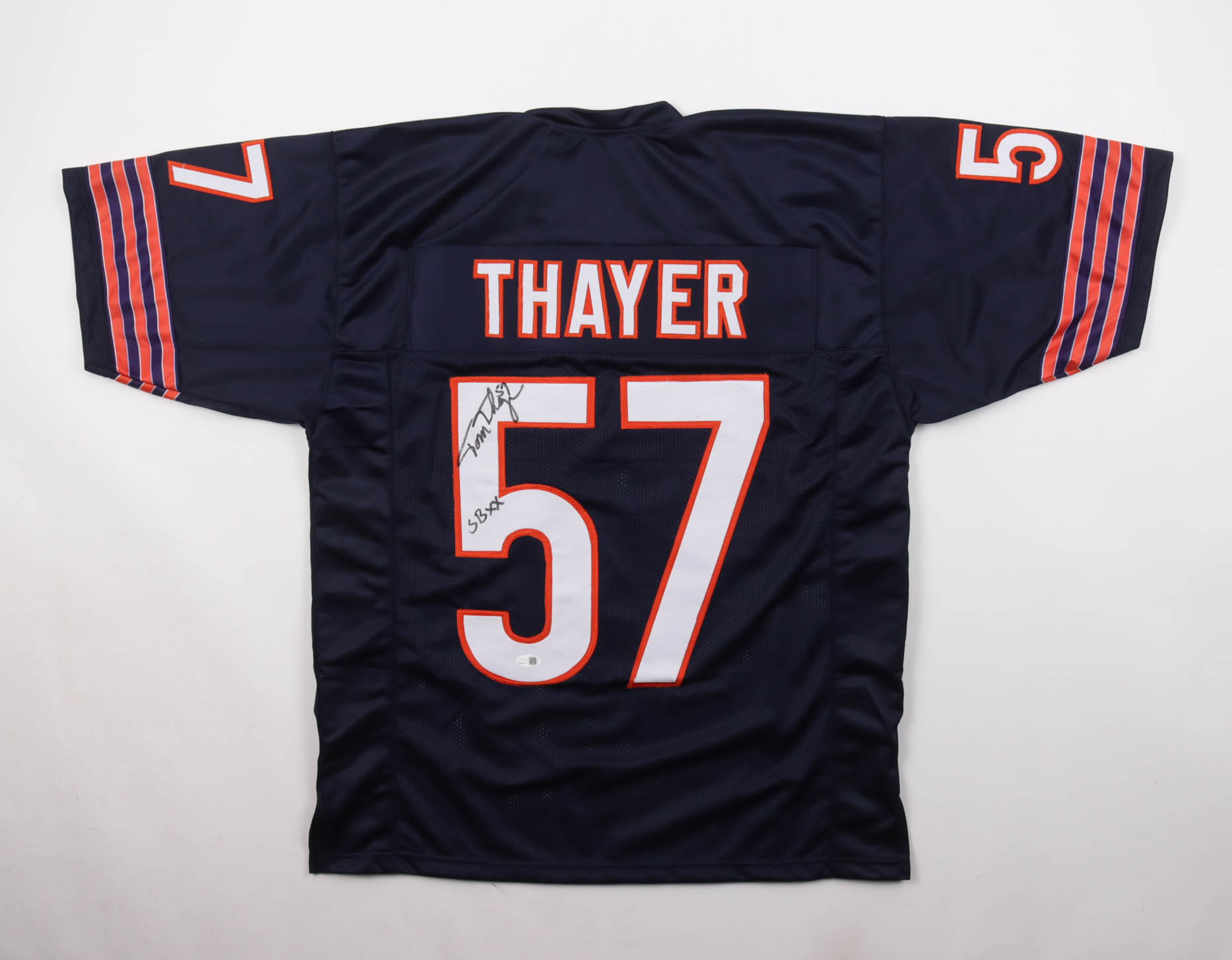 Tom Thayer Signed Jersey Inscribed "SB XX" (JSA) at PristineAuction.com Tom Thayer Signed Jersey Inscribed "SB XX" (JSA) at PristineAuction.com