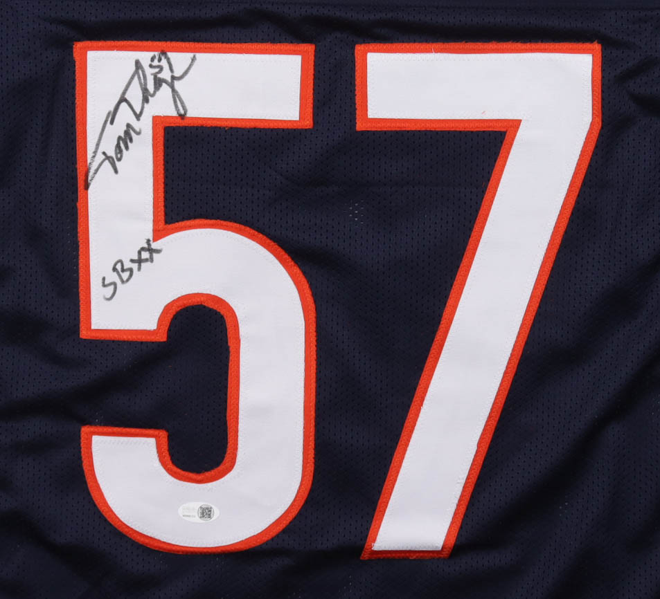 Tom Thayer Signed Jersey Inscribed "SB XX" (JSA) at PristineAuction.com Tom Thayer Signed Jersey Inscribed "SB XX" (JSA) at PristineAuction.com