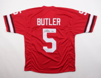 Kevin Butler Signed Jersey Inscribed "CHOF" (JSA) at PristineAuction.com
