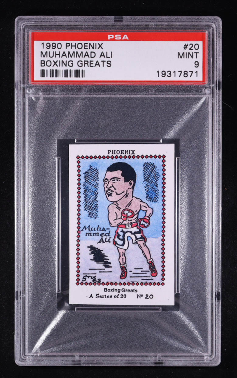 Muhammad Ali 1990 Phoenix Boxing Greats #20 (PSA 9) at PristineAuction.com Muhammad Ali 1990 Phoenix Boxing Greats #20 (PSA 9) at PristineAuction.com
