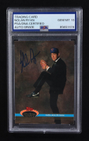 Nolan Ryan Signed 1991 Stadium Club #200 (PSA | Auto 10) at PristineAuction.com