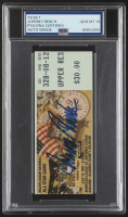 Johnny Bench Signed 1987 All Star Game Ticket (PSA | Autograph Graded PSA 10) at PristineAuction.com