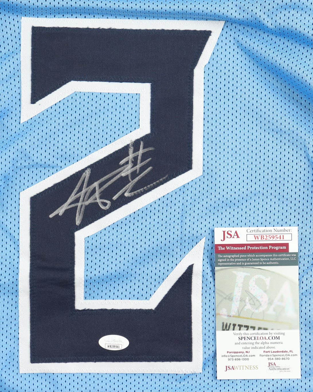 Tyjae Spears Signed Jersey (JSA) at PristineAuction.com Tyjae Spears Signed Jersey (JSA) at PristineAuction.com