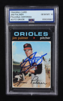 Jim Palmer Signed 1971 Topps #570 (PSA | Auto 10) at PristineAuction.com