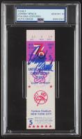 Johnny Bench Signed 1976 American League Championship Game Ticket (PSA | Autograph Graded PSA 10) at PristineAuction.com