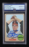 Jim Palmer Signed 1968 Topps #575 (PSA | Auto 10) at PristineAuction.com