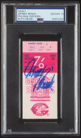 Johnny Bench Signed 1976 World Series Game Ticket (PSA | Autograph Graded PSA 10) at PristineAuction.com
