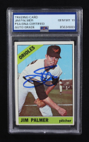 Jim Palmer Signed 1966 Topps #126 RC (PSA | Auto 10) at PristineAuction.com