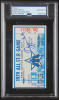 Ozzie Smith Signed 1979 All Star Game Ticket (PSA | Autograph Graded PSA 10) at PristineAuction.com